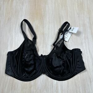 NWT Sculptresse by Panache Black Candi Full Cup Boudoir Romantic Bra 44DDD